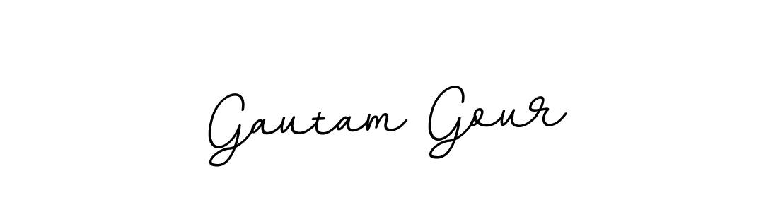 Make a beautiful signature design for name Gautam Gour. With this signature (BallpointsItalic-DORy9) style, you can create a handwritten signature for free. Gautam Gour signature style 11 images and pictures png