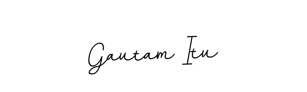 Check out images of Autograph of Gautam Itu name. Actor Gautam Itu Signature Style. BallpointsItalic-DORy9 is a professional sign style online. Gautam Itu signature style 11 images and pictures png