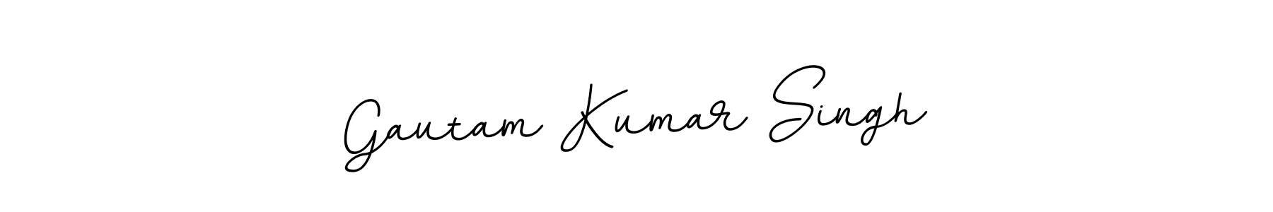 This is the best signature style for the Gautam Kumar Singh name. Also you like these signature font (BallpointsItalic-DORy9). Mix name signature. Gautam Kumar Singh signature style 11 images and pictures png