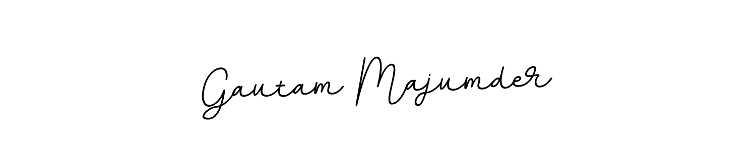 Create a beautiful signature design for name Gautam Majumder. With this signature (BallpointsItalic-DORy9) fonts, you can make a handwritten signature for free. Gautam Majumder signature style 11 images and pictures png