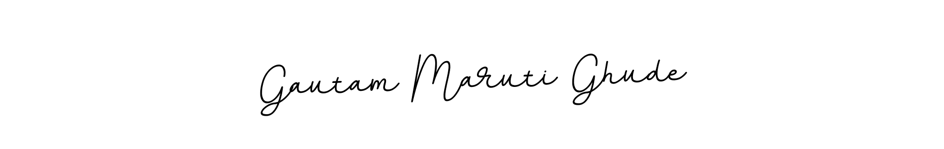 How to make Gautam Maruti Ghude signature? BallpointsItalic-DORy9 is a professional autograph style. Create handwritten signature for Gautam Maruti Ghude name. Gautam Maruti Ghude signature style 11 images and pictures png