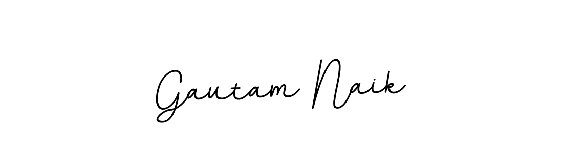 Gautam Naik stylish signature style. Best Handwritten Sign (BallpointsItalic-DORy9) for my name. Handwritten Signature Collection Ideas for my name Gautam Naik. Gautam Naik signature style 11 images and pictures png