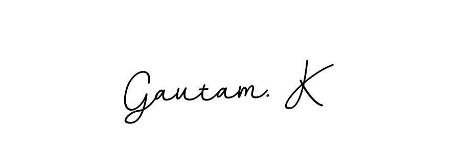 BallpointsItalic-DORy9 is a professional signature style that is perfect for those who want to add a touch of class to their signature. It is also a great choice for those who want to make their signature more unique. Get Gautam. K name to fancy signature for free. Gautam. K signature style 11 images and pictures png