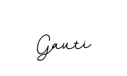 Use a signature maker to create a handwritten signature online. With this signature software, you can design (BallpointsItalic-DORy9) your own signature for name Gauti. Gauti signature style 11 images and pictures png