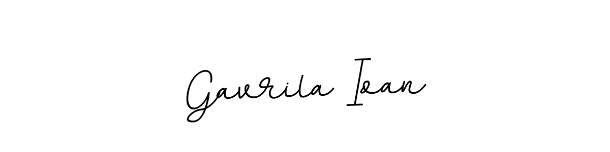 Gavrila Ioan stylish signature style. Best Handwritten Sign (BallpointsItalic-DORy9) for my name. Handwritten Signature Collection Ideas for my name Gavrila Ioan. Gavrila Ioan signature style 11 images and pictures png