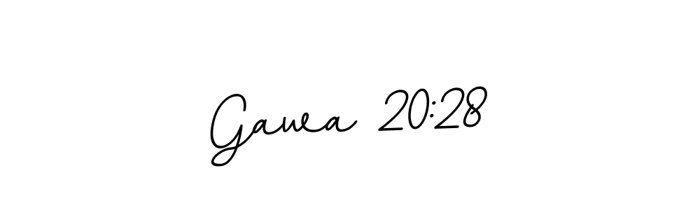 The best way (BallpointsItalic-DORy9) to make a short signature is to pick only two or three words in your name. The name Gawa 20:28 include a total of six letters. For converting this name. Gawa 20:28 signature style 11 images and pictures png
