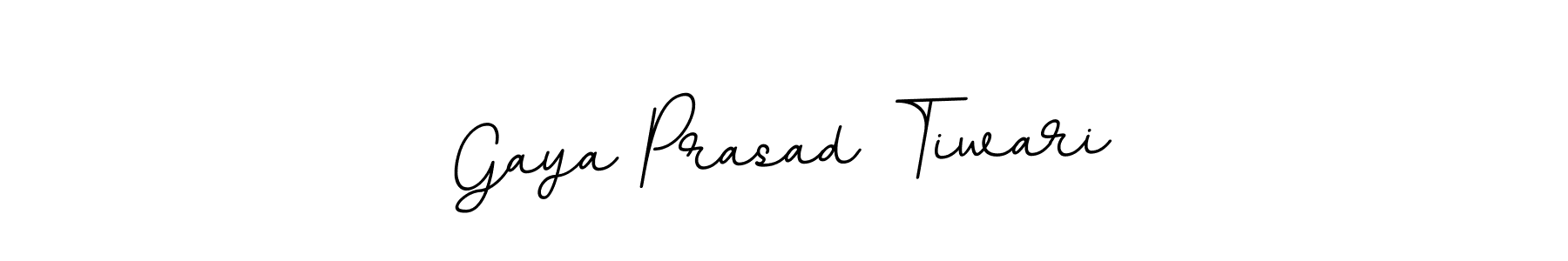 The best way (BallpointsItalic-DORy9) to make a short signature is to pick only two or three words in your name. The name Gaya Prasad Tiwari include a total of six letters. For converting this name. Gaya Prasad Tiwari signature style 11 images and pictures png