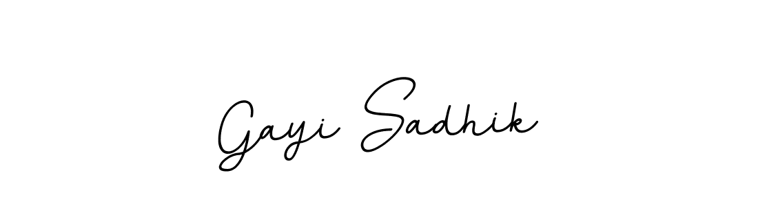 You can use this online signature creator to create a handwritten signature for the name Gayi Sadhik. This is the best online autograph maker. Gayi Sadhik signature style 11 images and pictures png