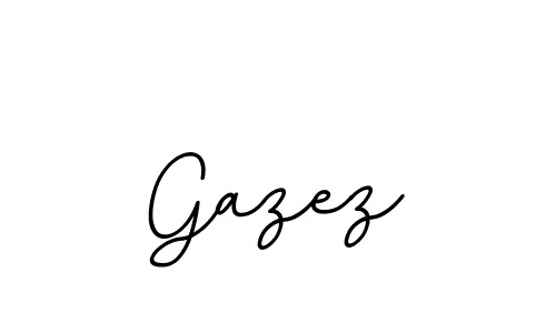 How to make Gazez signature? BallpointsItalic-DORy9 is a professional autograph style. Create handwritten signature for Gazez name. Gazez signature style 11 images and pictures png