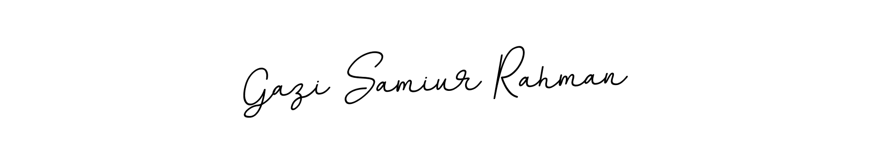 if you are searching for the best signature style for your name Gazi Samiur Rahman. so please give up your signature search. here we have designed multiple signature styles  using BallpointsItalic-DORy9. Gazi Samiur Rahman signature style 11 images and pictures png