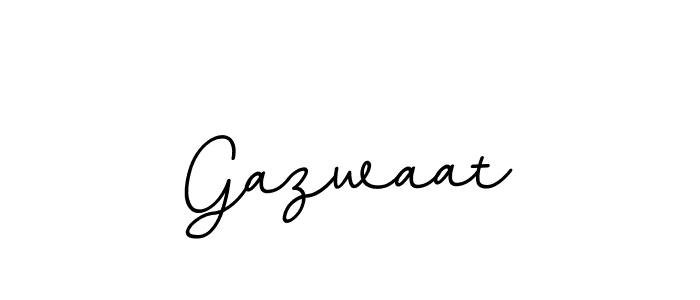 if you are searching for the best signature style for your name Gazwaat. so please give up your signature search. here we have designed multiple signature styles  using BallpointsItalic-DORy9. Gazwaat signature style 11 images and pictures png