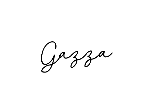 Use a signature maker to create a handwritten signature online. With this signature software, you can design (BallpointsItalic-DORy9) your own signature for name Gazza. Gazza signature style 11 images and pictures png