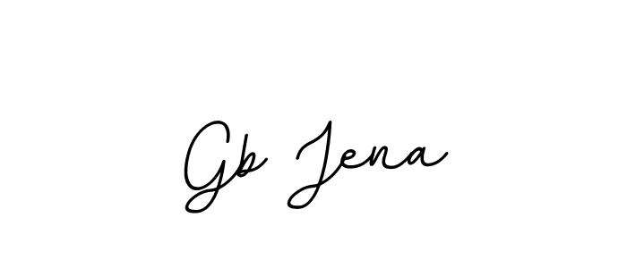 You should practise on your own different ways (BallpointsItalic-DORy9) to write your name (Gb Jena) in signature. don't let someone else do it for you. Gb Jena signature style 11 images and pictures png