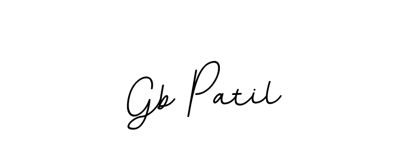 Design your own signature with our free online signature maker. With this signature software, you can create a handwritten (BallpointsItalic-DORy9) signature for name Gb Patil. Gb Patil signature style 11 images and pictures png