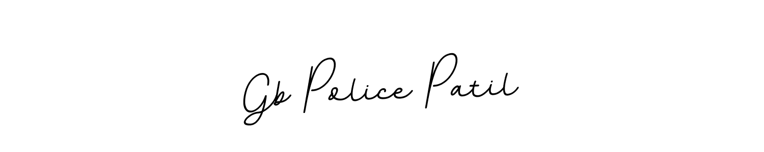How to Draw Gb Police Patil signature style? BallpointsItalic-DORy9 is a latest design signature styles for name Gb Police Patil. Gb Police Patil signature style 11 images and pictures png