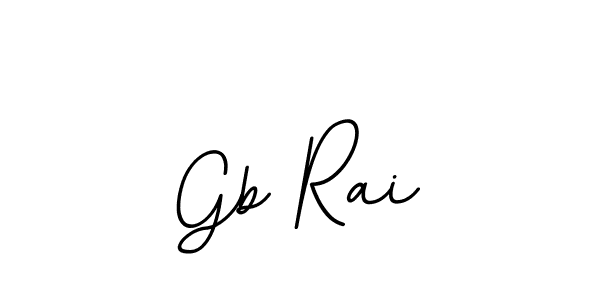 Design your own signature with our free online signature maker. With this signature software, you can create a handwritten (BallpointsItalic-DORy9) signature for name Gb Rai. Gb Rai signature style 11 images and pictures png