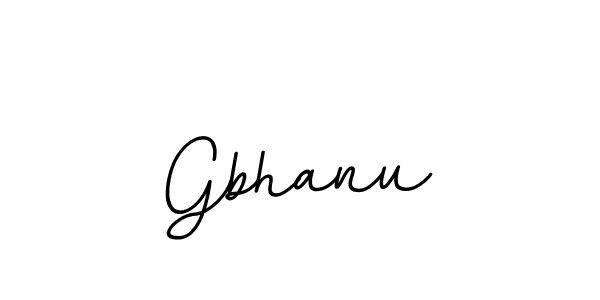 Gbhanu stylish signature style. Best Handwritten Sign (BallpointsItalic-DORy9) for my name. Handwritten Signature Collection Ideas for my name Gbhanu. Gbhanu signature style 11 images and pictures png