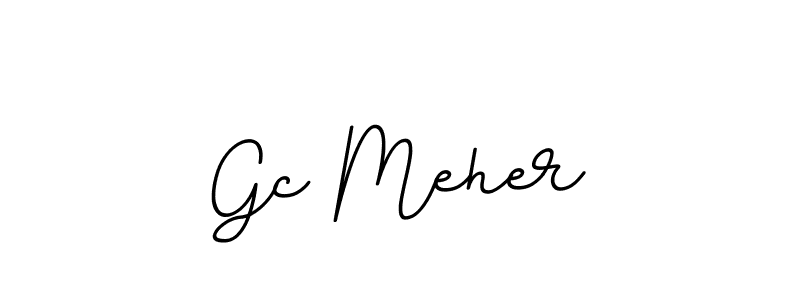 Make a beautiful signature design for name Gc Meher. Use this online signature maker to create a handwritten signature for free. Gc Meher signature style 11 images and pictures png