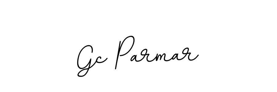 You should practise on your own different ways (BallpointsItalic-DORy9) to write your name (Gc Parmar) in signature. don't let someone else do it for you. Gc Parmar signature style 11 images and pictures png