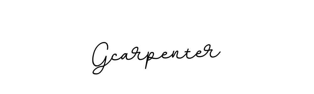 Use a signature maker to create a handwritten signature online. With this signature software, you can design (BallpointsItalic-DORy9) your own signature for name Gcarpenter. Gcarpenter signature style 11 images and pictures png