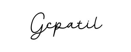Make your name Gcpatil memorable on every contract using BallpointsItalic-DORy9 autograph style. Instant transparent background export available. Gcpatil signature style 11 images and pictures png