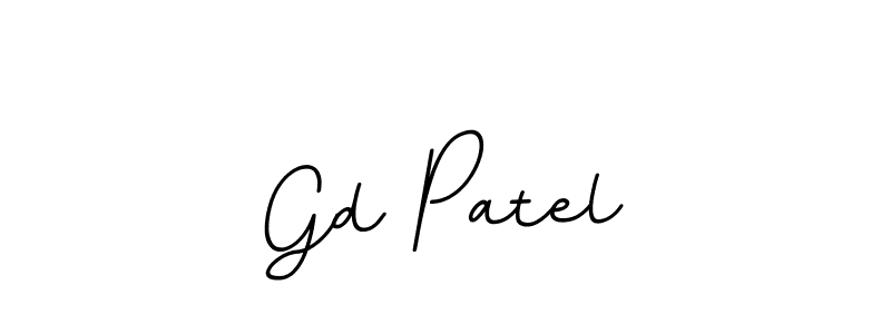 Gd Patel stylish signature style. Best Handwritten Sign (BallpointsItalic-DORy9) for my name. Handwritten Signature Collection Ideas for my name Gd Patel. Gd Patel signature style 11 images and pictures png