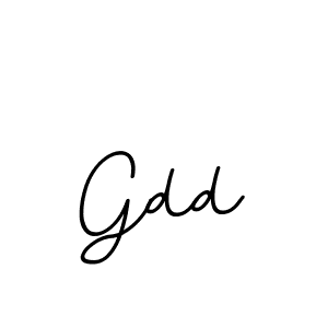 Design your own signature with our free online signature maker. With this signature software, you can create a handwritten (BallpointsItalic-DORy9) signature for name Gdd. Gdd signature style 11 images and pictures png