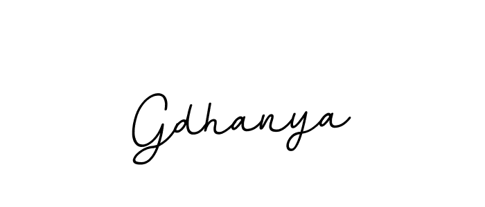 How to make Gdhanya name signature. Use BallpointsItalic-DORy9 style for creating short signs online. This is the latest handwritten sign. Gdhanya signature style 11 images and pictures png