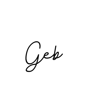 Make a beautiful signature design for name Geb. With this signature (BallpointsItalic-DORy9) style, you can create a handwritten signature for free. Geb signature style 11 images and pictures png