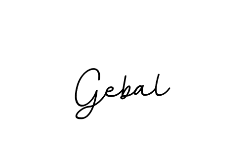 How to make Gebal name signature. Use BallpointsItalic-DORy9 style for creating short signs online. This is the latest handwritten sign. Gebal signature style 11 images and pictures png