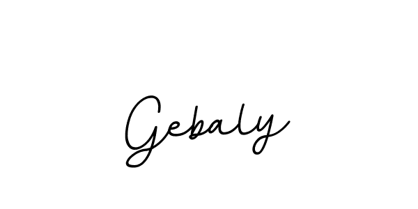 The best way (BallpointsItalic-DORy9) to make a short signature is to pick only two or three words in your name. The name Gebaly include a total of six letters. For converting this name. Gebaly signature style 11 images and pictures png