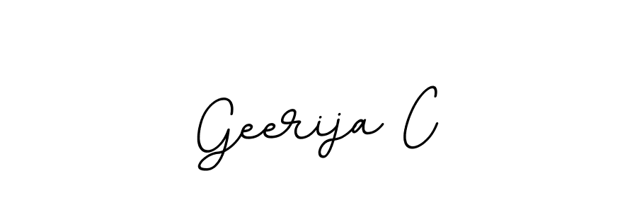 Use a signature maker to create a handwritten signature online. With this signature software, you can design (BallpointsItalic-DORy9) your own signature for name Geerija C. Geerija C signature style 11 images and pictures png