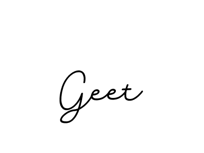 Geet stylish signature style. Best Handwritten Sign (BallpointsItalic-DORy9) for my name. Handwritten Signature Collection Ideas for my name Geet. Geet signature style 11 images and pictures png