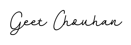 The BallpointsItalic-DORy9 font transforms the name Geet Chouhan into an executive sign with sharp precision and distinguished character. Geet Chouhan signature style 11 images and pictures png