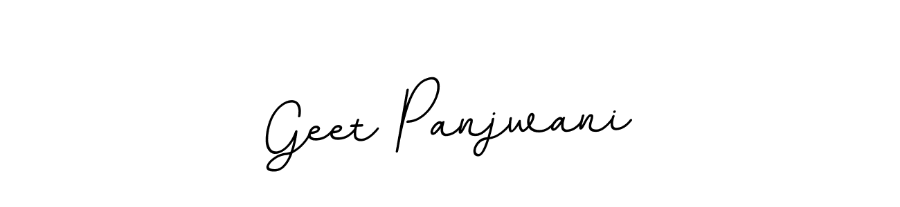 Also we have Geet Panjwani name is the best signature style. Create professional handwritten signature collection using BallpointsItalic-DORy9 autograph style. Geet Panjwani signature style 11 images and pictures png