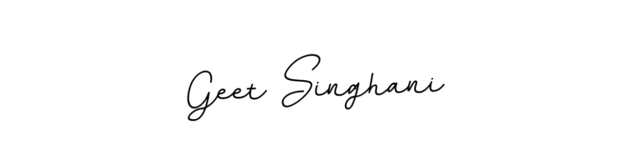 How to Draw Geet Singhani signature style? BallpointsItalic-DORy9 is a latest design signature styles for name Geet Singhani. Geet Singhani signature style 11 images and pictures png