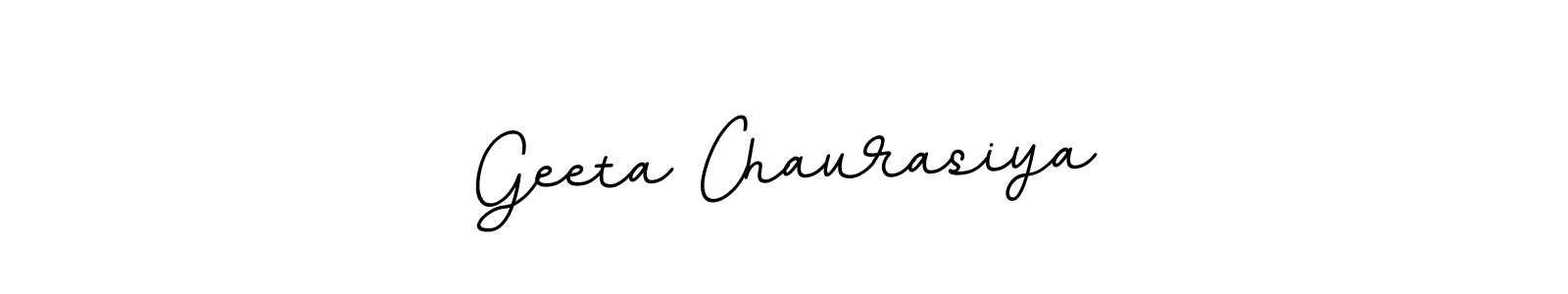 This is the best signature style for the Geeta Chaurasiya name. Also you like these signature font (BallpointsItalic-DORy9). Mix name signature. Geeta Chaurasiya signature style 11 images and pictures png