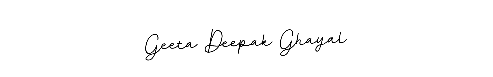 How to make Geeta Deepak Ghayal signature? BallpointsItalic-DORy9 is a professional autograph style. Create handwritten signature for Geeta Deepak Ghayal name. Geeta Deepak Ghayal signature style 11 images and pictures png