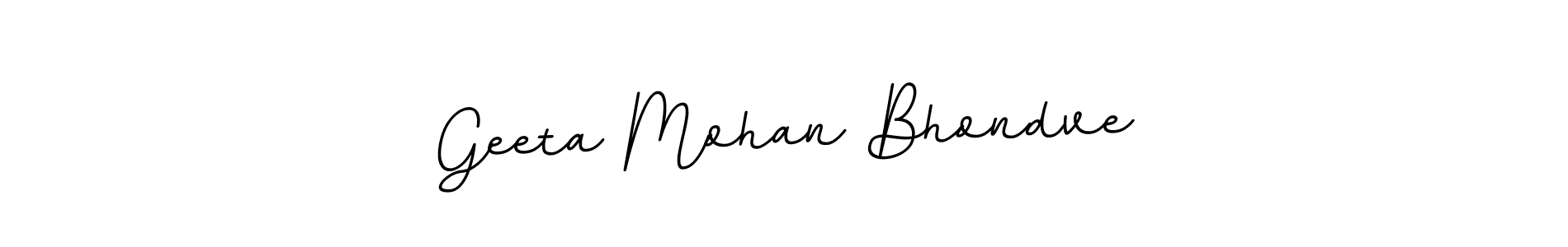 if you are searching for the best signature style for your name Geeta Mohan Bhondve. so please give up your signature search. here we have designed multiple signature styles  using BallpointsItalic-DORy9. Geeta Mohan Bhondve signature style 11 images and pictures png