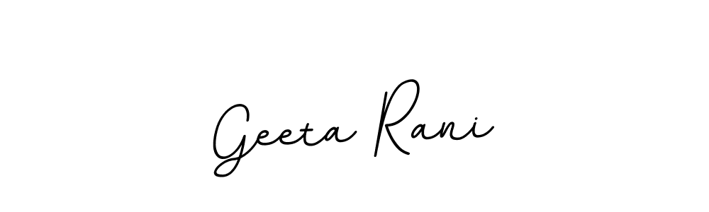 Also we have Geeta Rani name is the best signature style. Create professional handwritten signature collection using BallpointsItalic-DORy9 autograph style. Geeta Rani signature style 11 images and pictures png