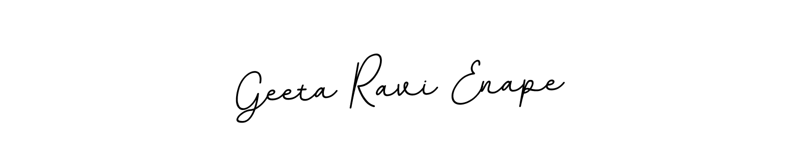 if you are searching for the best signature style for your name Geeta Ravi Enape. so please give up your signature search. here we have designed multiple signature styles  using BallpointsItalic-DORy9. Geeta Ravi Enape signature style 11 images and pictures png
