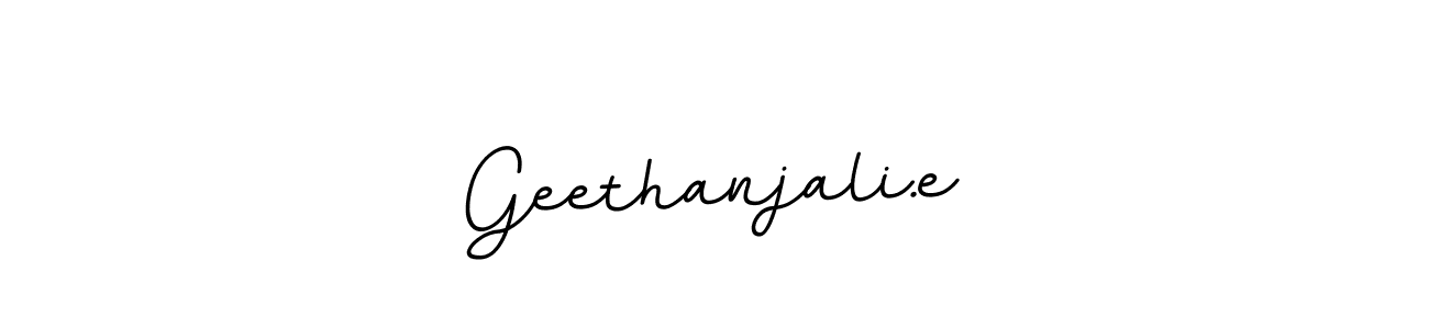 You should practise on your own different ways (BallpointsItalic-DORy9) to write your name (Geethanjali.e) in signature. don't let someone else do it for you. Geethanjali.e signature style 11 images and pictures png