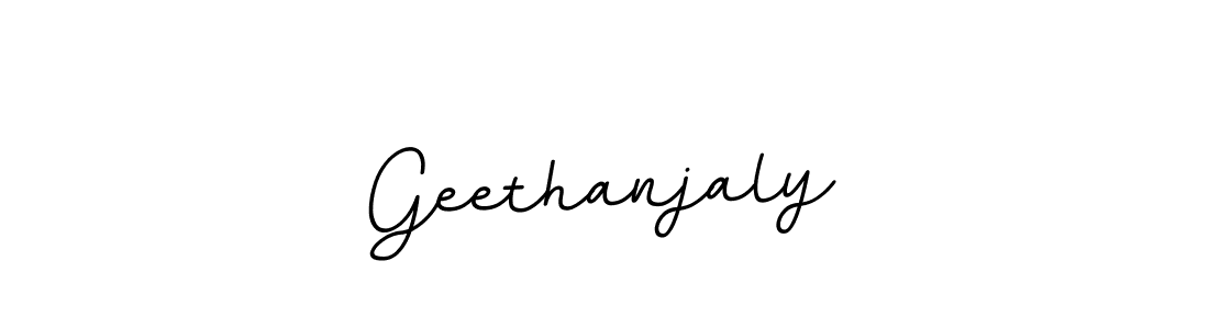 Geethanjaly stylish signature style. Best Handwritten Sign (BallpointsItalic-DORy9) for my name. Handwritten Signature Collection Ideas for my name Geethanjaly. Geethanjaly signature style 11 images and pictures png