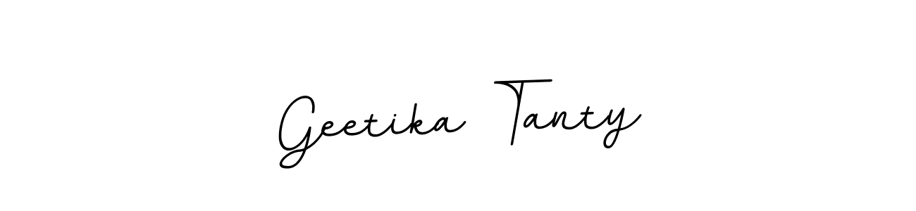 Make a beautiful signature design for name Geetika Tanty. With this signature (BallpointsItalic-DORy9) style, you can create a handwritten signature for free. Geetika Tanty signature style 11 images and pictures png