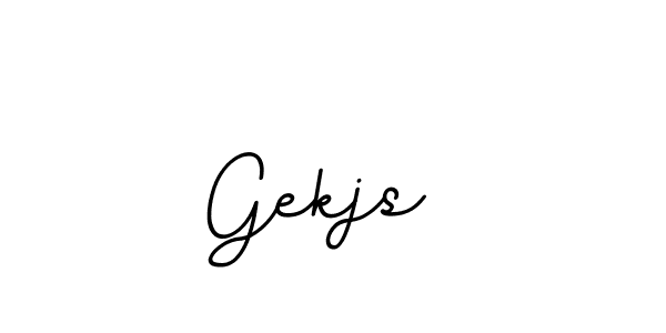 How to make Gekjs  name signature. Use BallpointsItalic-DORy9 style for creating short signs online. This is the latest handwritten sign. Gekjs  signature style 11 images and pictures png