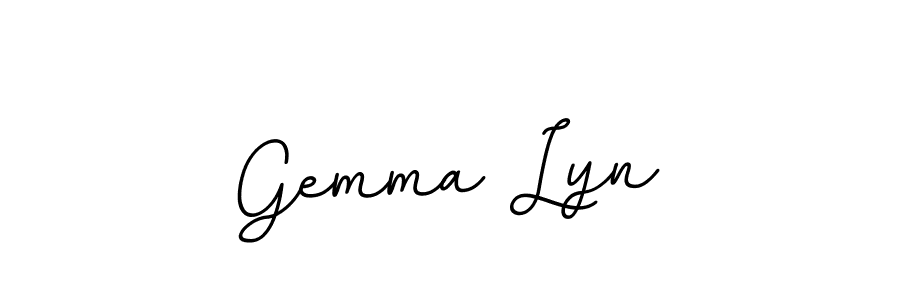 The best way (BallpointsItalic-DORy9) to make a short signature is to pick only two or three words in your name. The name Gemma Lyn include a total of six letters. For converting this name. Gemma Lyn signature style 11 images and pictures png