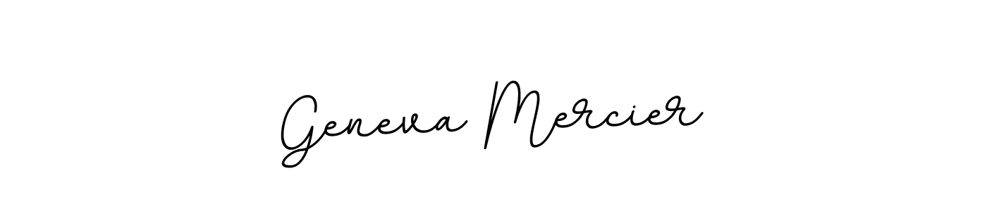 Create a beautiful signature design for name Geneva Mercier. With this signature (BallpointsItalic-DORy9) fonts, you can make a handwritten signature for free. Geneva Mercier signature style 11 images and pictures png