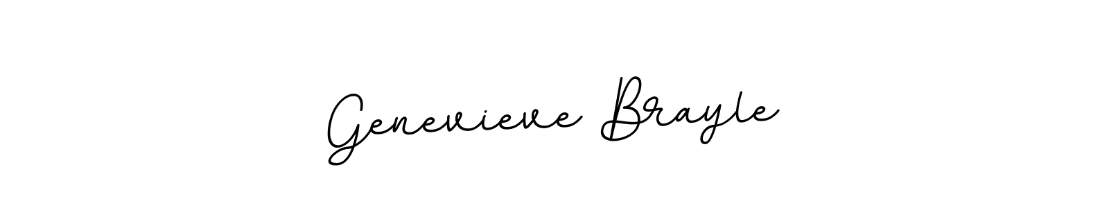 You should practise on your own different ways (BallpointsItalic-DORy9) to write your name (Genevieve Brayle) in signature. don't let someone else do it for you. Genevieve Brayle signature style 11 images and pictures png