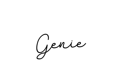 Use a signature maker to create a handwritten signature online. With this signature software, you can design (BallpointsItalic-DORy9) your own signature for name Genie. Genie signature style 11 images and pictures png