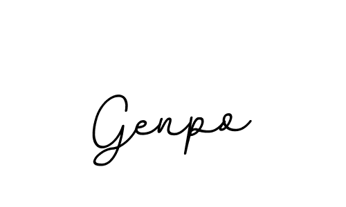 How to make Genpo name signature. Use BallpointsItalic-DORy9 style for creating short signs online. This is the latest handwritten sign. Genpo signature style 11 images and pictures png
